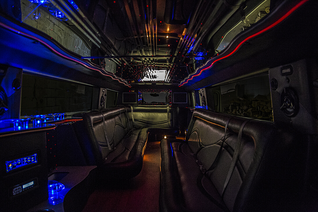 Hummer limousine interior